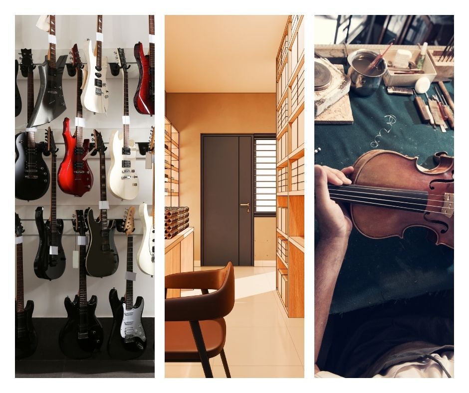 Music Retailer with Repair Division & Studios